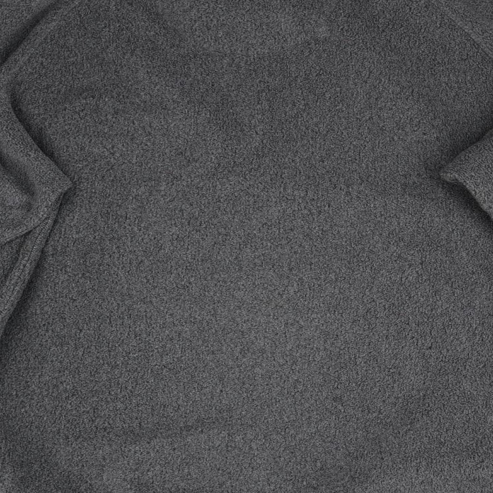 TOG 24 Mens Grey  Fleece Henley Jumper Size M