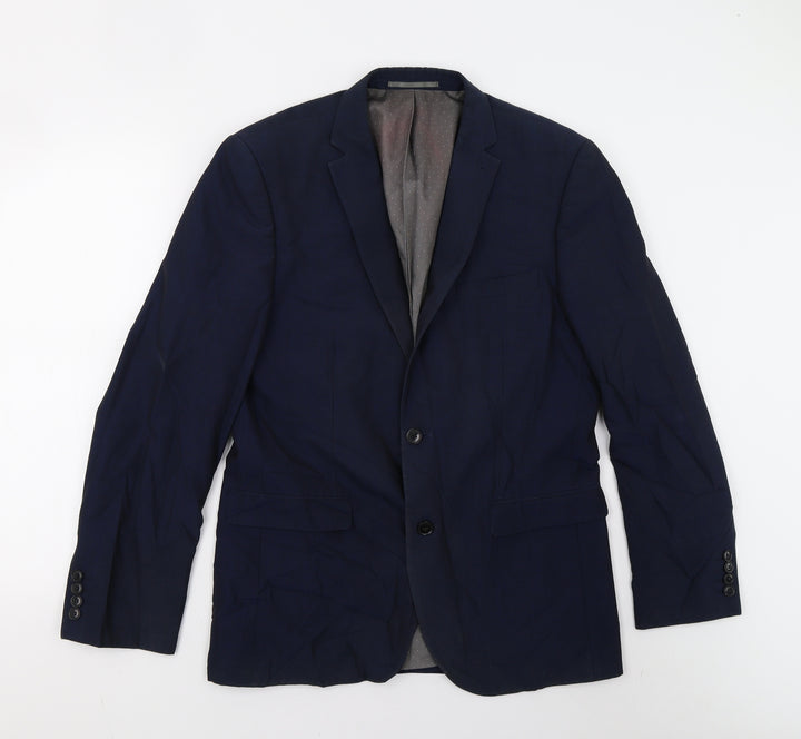 NEXT Mens Blue Jacket Suit Jacket Size 40