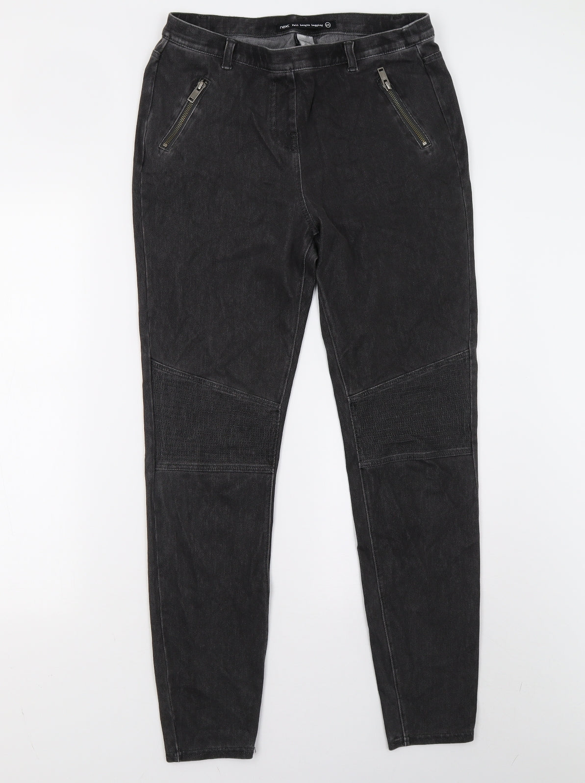NEXT Womens Black  Denim Jegging Jeans Size 14 L29 in