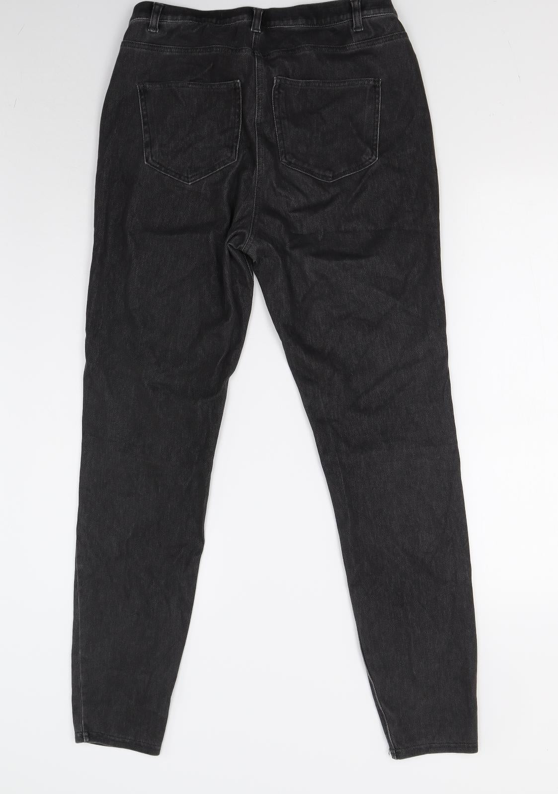 NEXT Womens Black  Denim Jegging Jeans Size 14 L29 in