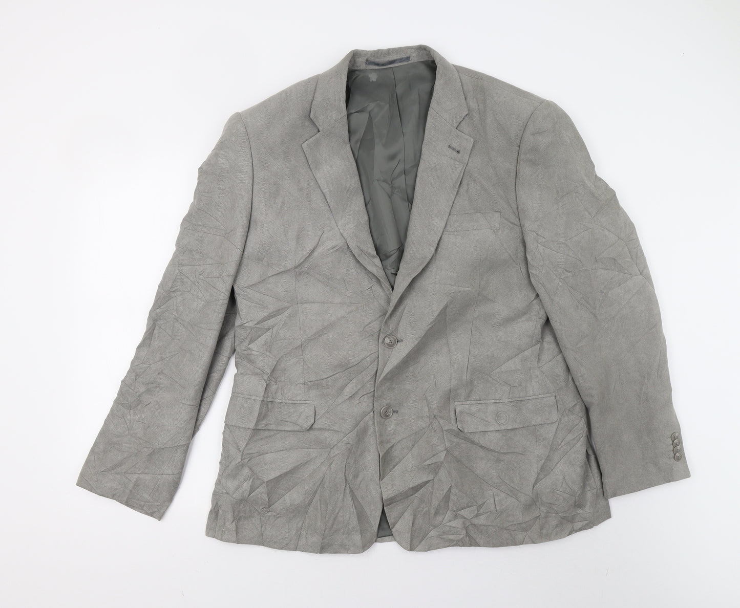 Canda Mens Grey   Jacket Suit Jacket Size 44