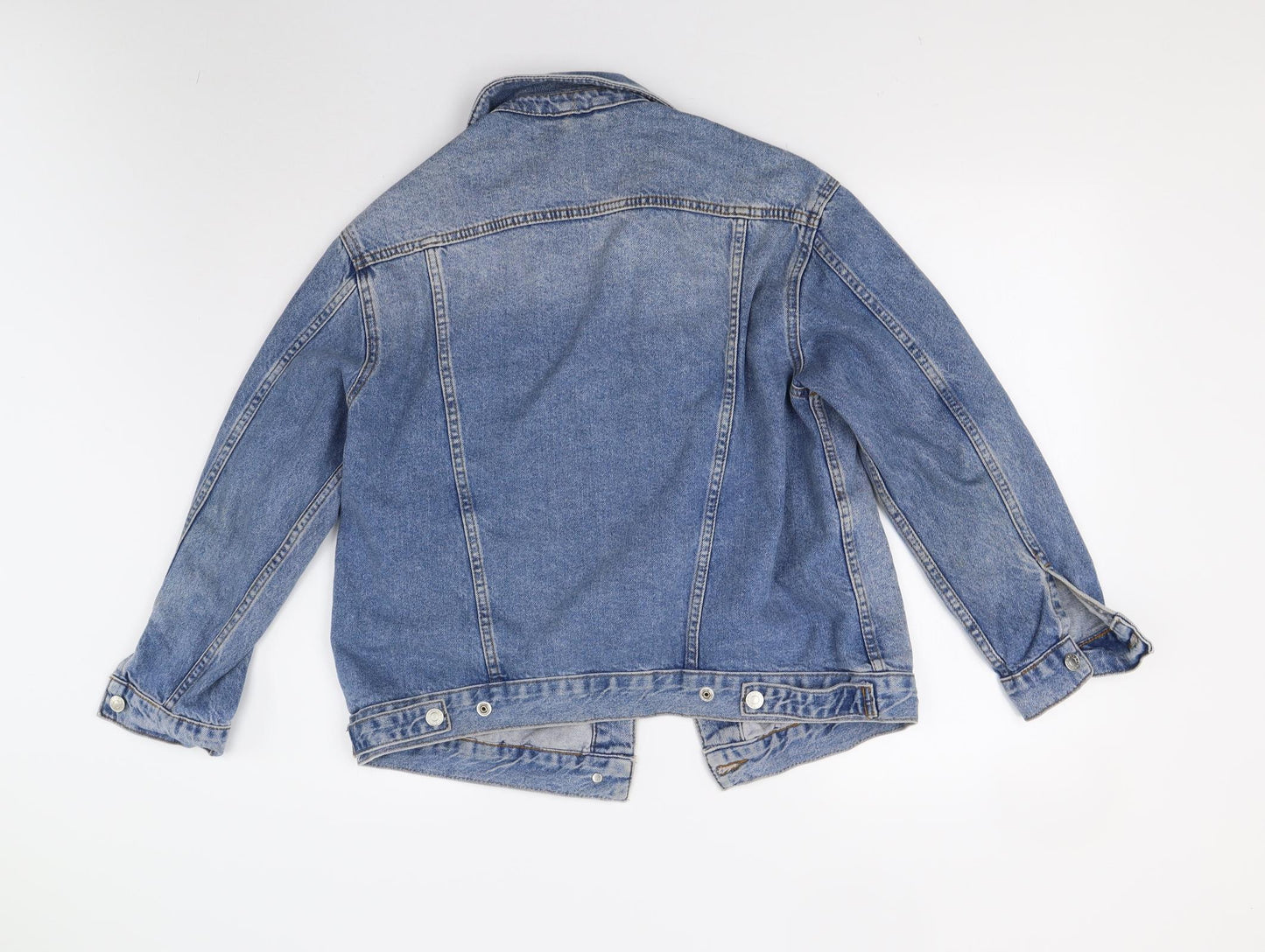 Topshop Womens Blue  Denim Jacket  Size 8