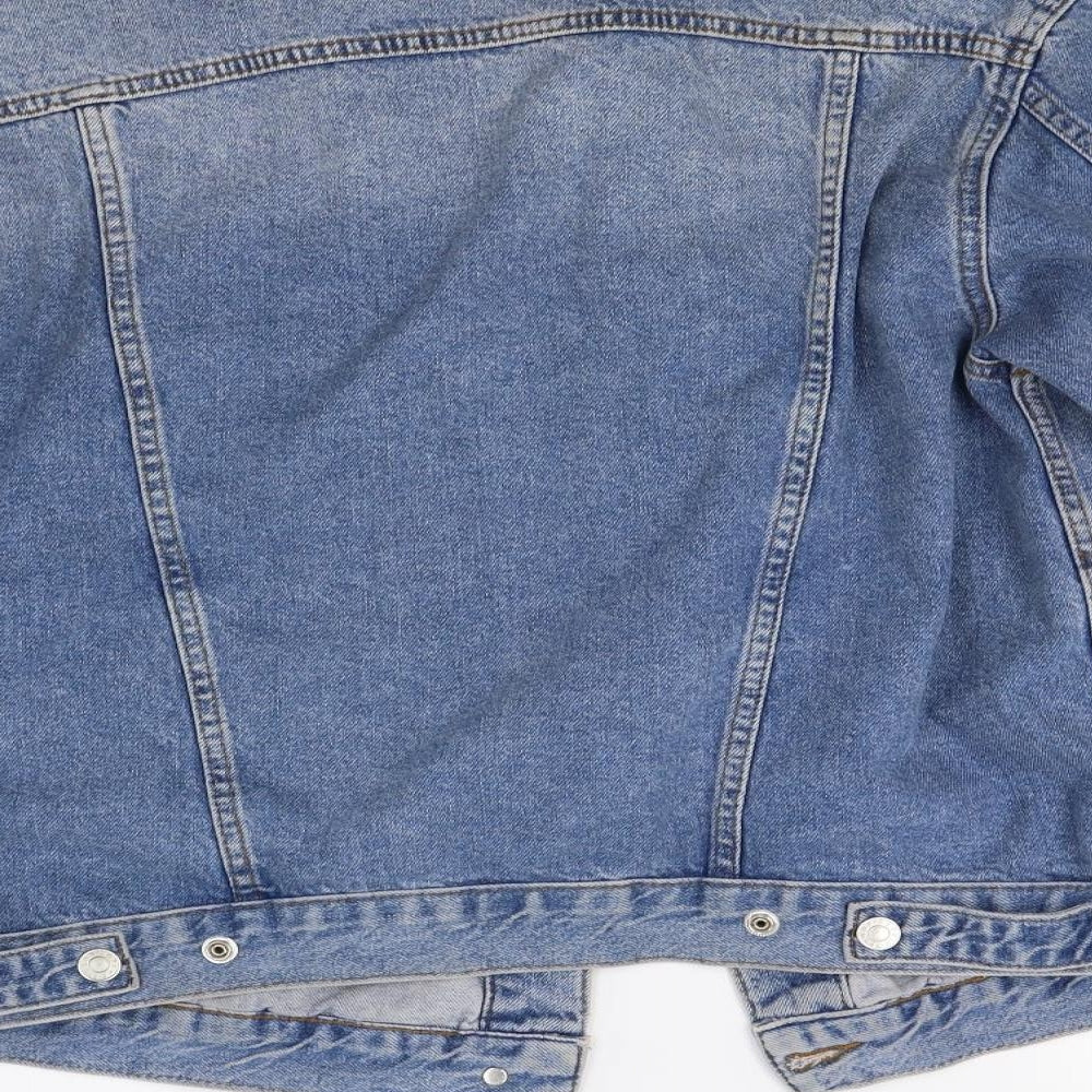 Topshop Womens Blue  Denim Jacket  Size 8