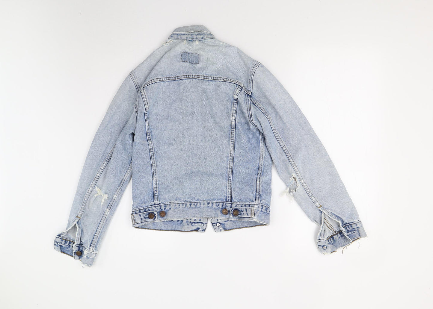 Preworn Girls Blue  Denim Jacket  Size 16 Years