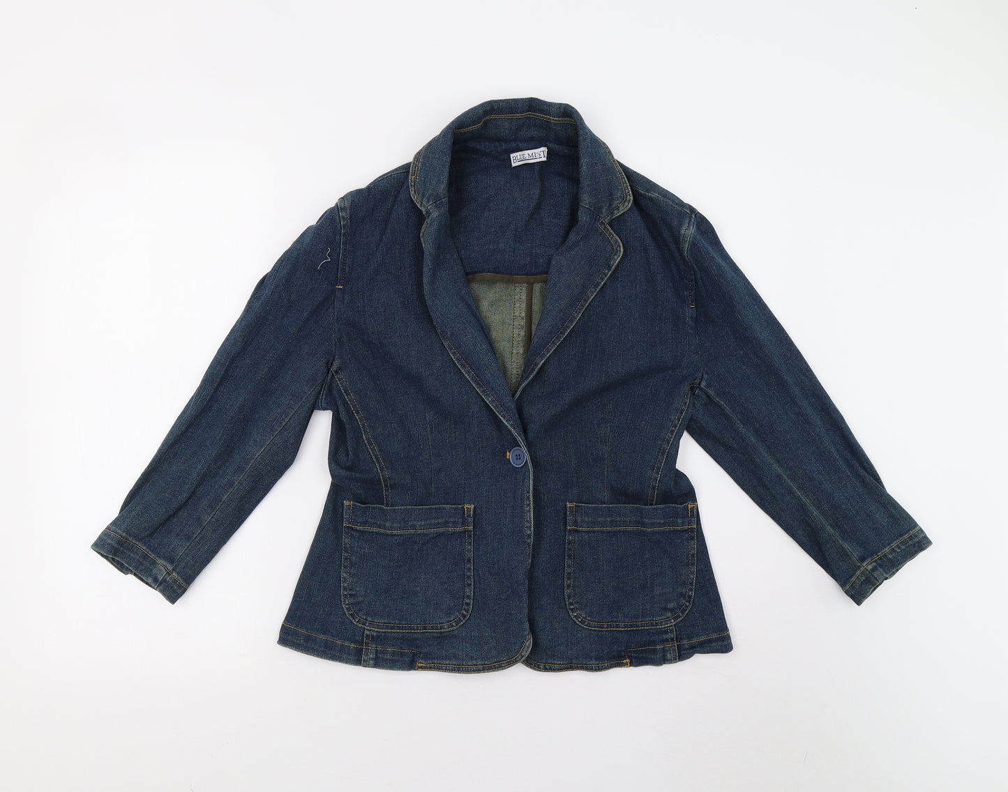 Blue Mist Womens Blue  Denim Jacket  Size 12