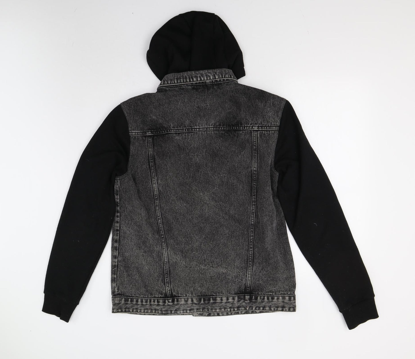 Primark Mens Black  Denim Jacket  Size M