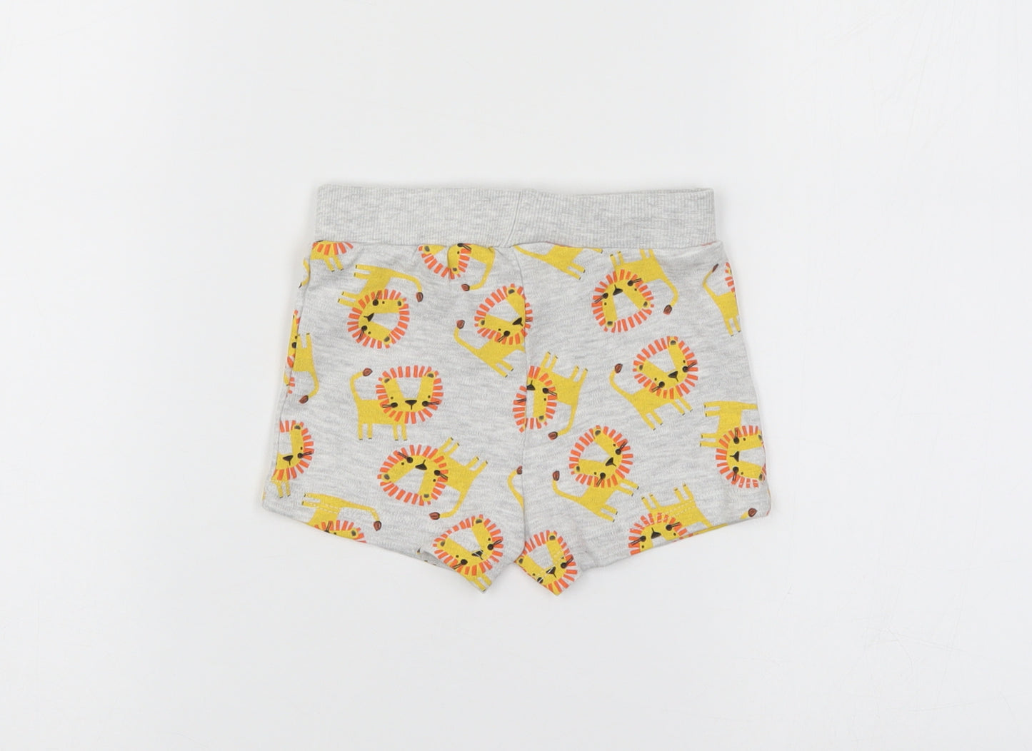 Pep & Co Boys Grey Animal Print  Cropped Leggings Size 6-9 Months