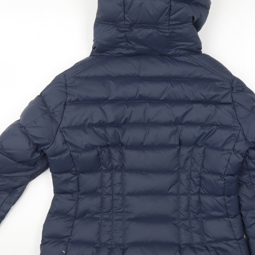 MALVIN Womens Blue   Windbreaker Coat Size 10