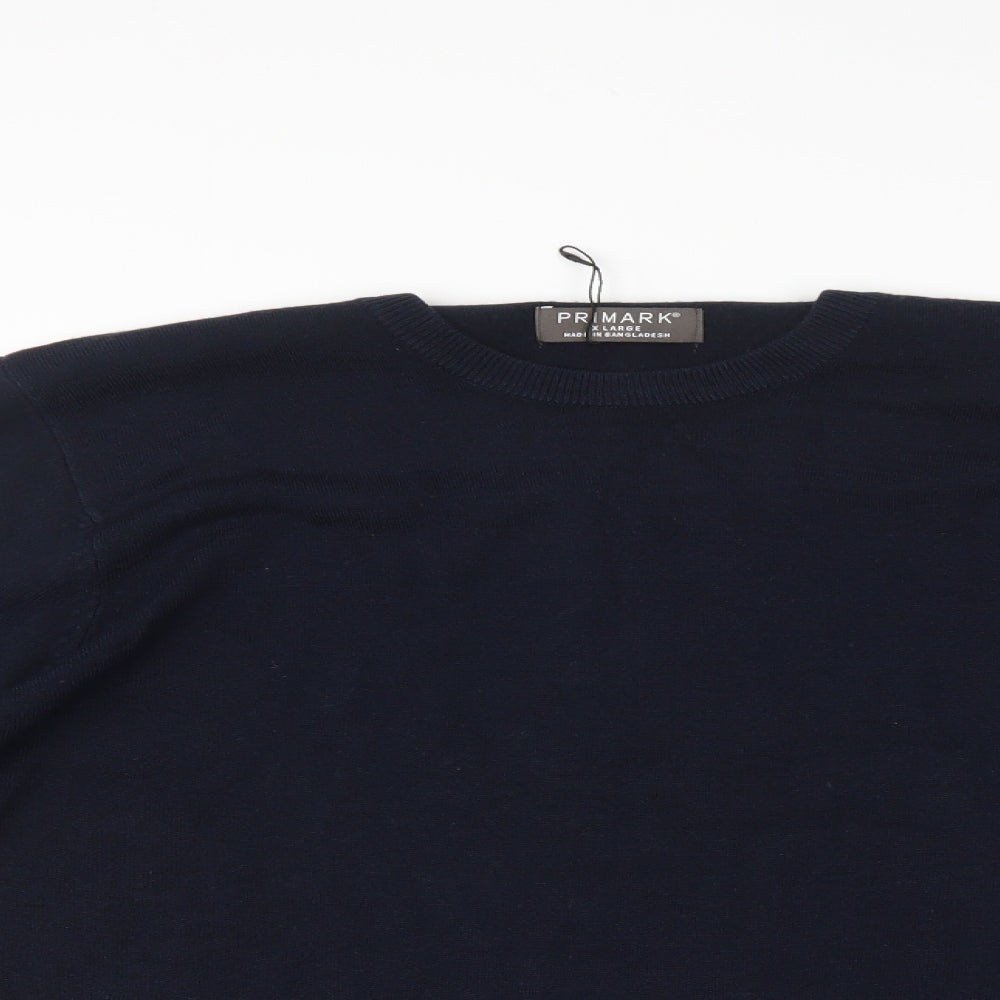 Primark Mens Blue   Pullover Jumper Size XL
