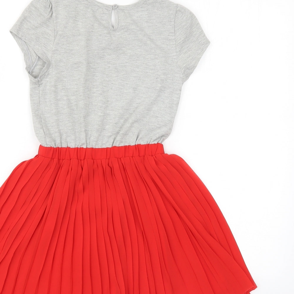 oh so chic Girls Multicoloured   T-Shirt Dress  Size 8-9 Years