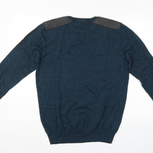 Easy Mens Green   Pullover Jumper Size M