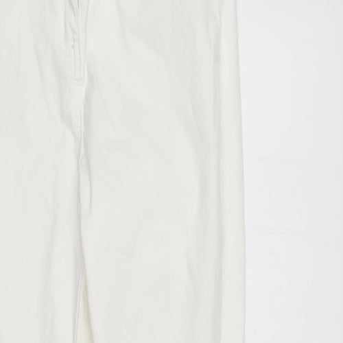 /Denim Womens White  Denim Straight Jeans Size 10 L27 in