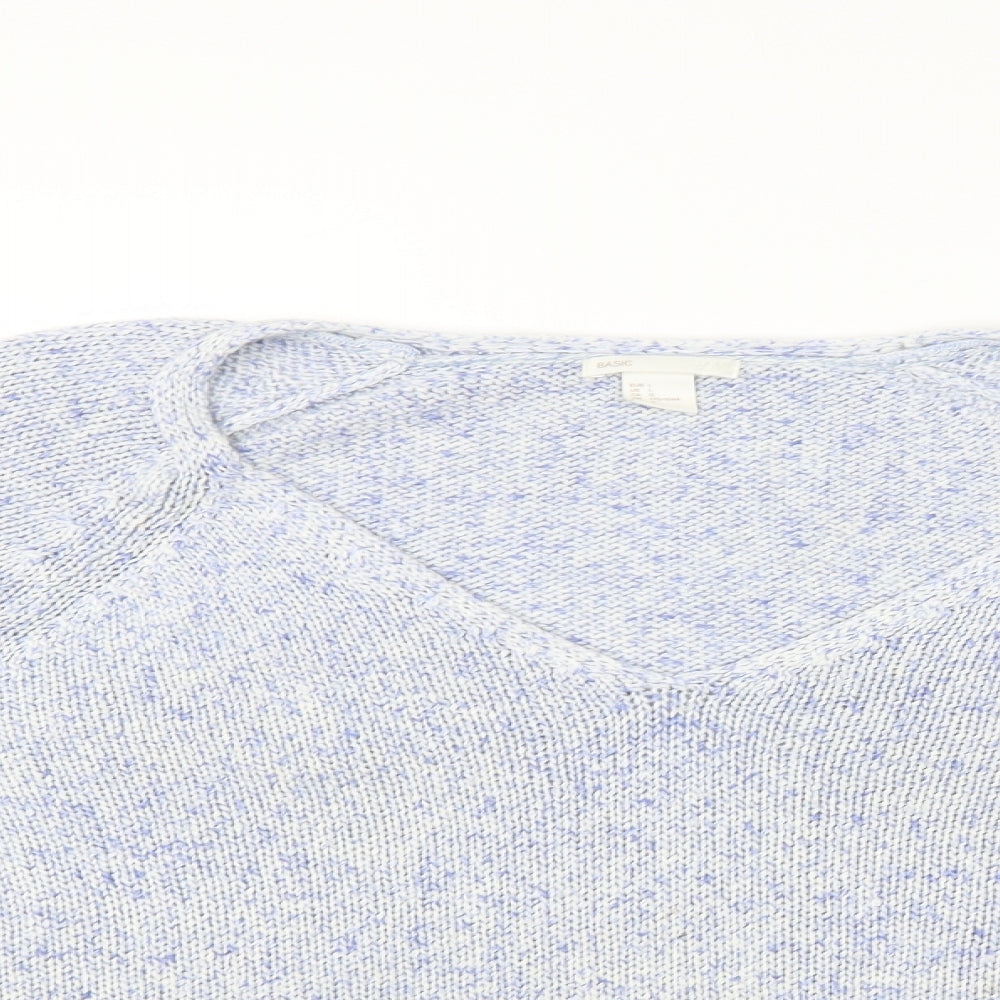 H&M Womens Blue   Pullover Jumper Size L