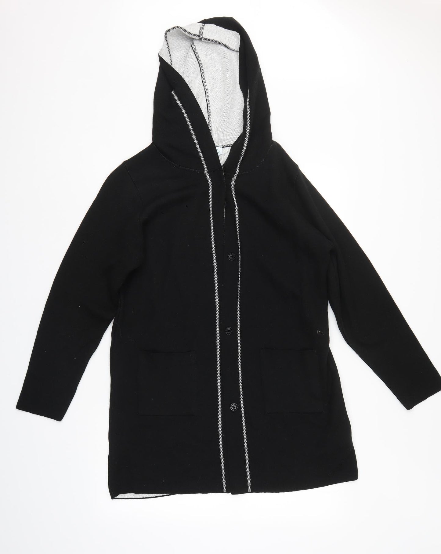 Creation L Womens Black   Jacket Coatigan Size 12