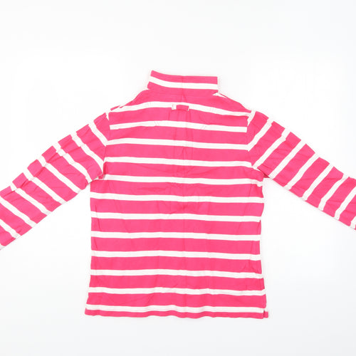 Damart Womens Pink Striped  Pullover Jumper Size 10