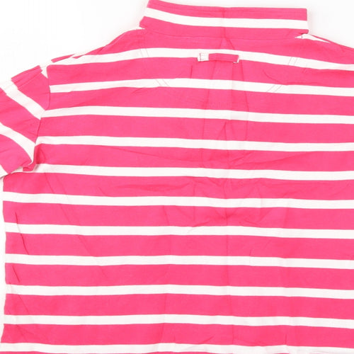 Damart Womens Pink Striped  Pullover Jumper Size 10