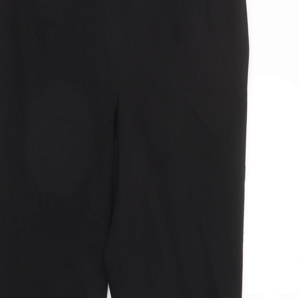 Per Una  Womens Black   Trousers  Size 12 L32 in