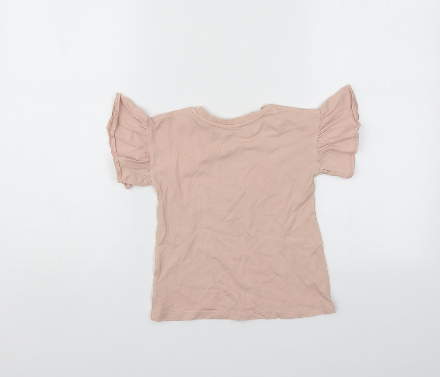 River Island Girls Beige   Basic T-Shirt Size 4-5 Years