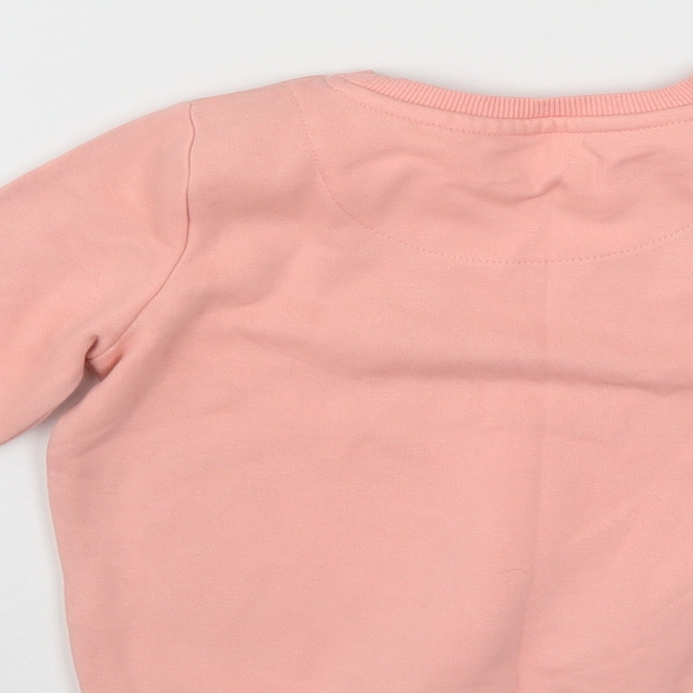 F&F Girls Pink   Pullover Sweatshirt Size 3-4 Years