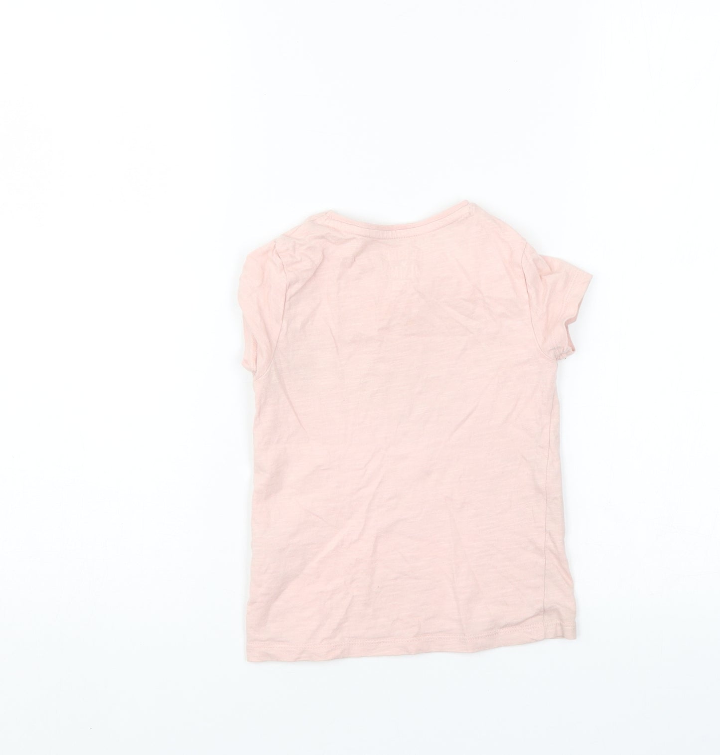 F&F Girls Pink   Basic T-Shirt Size 3-4 Years