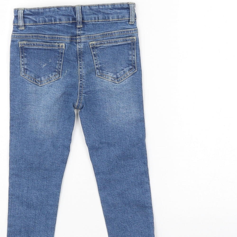 M&Co Boys Blue  Denim Straight Jeans Size 2-3 Years