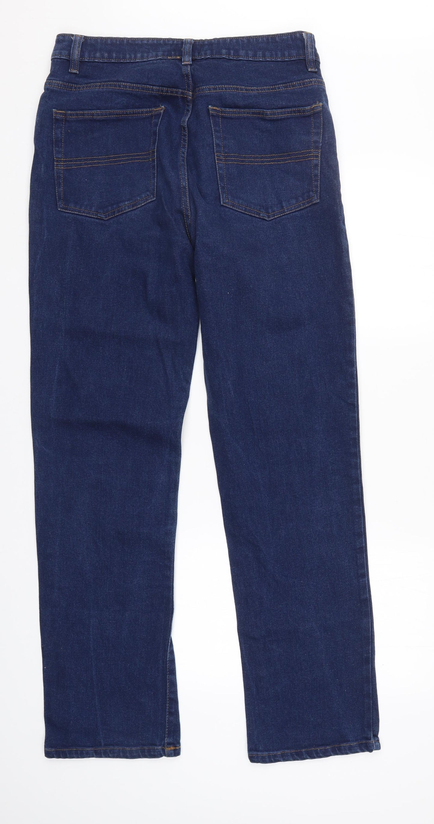 Union Blues Mens Blue  Denim Straight Jeans Size 32 L33 in