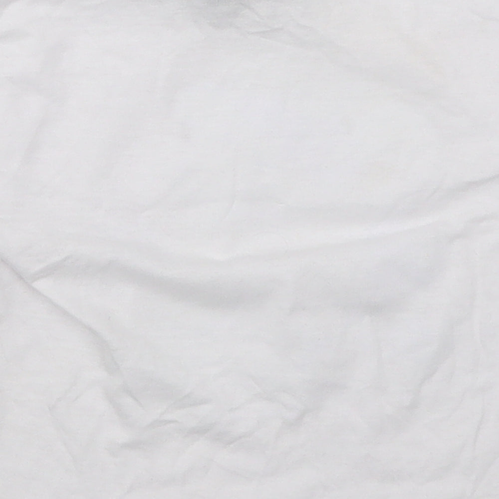 Preworn Boys White   Basic T-Shirt Size 3-4 Years  - Pudsey