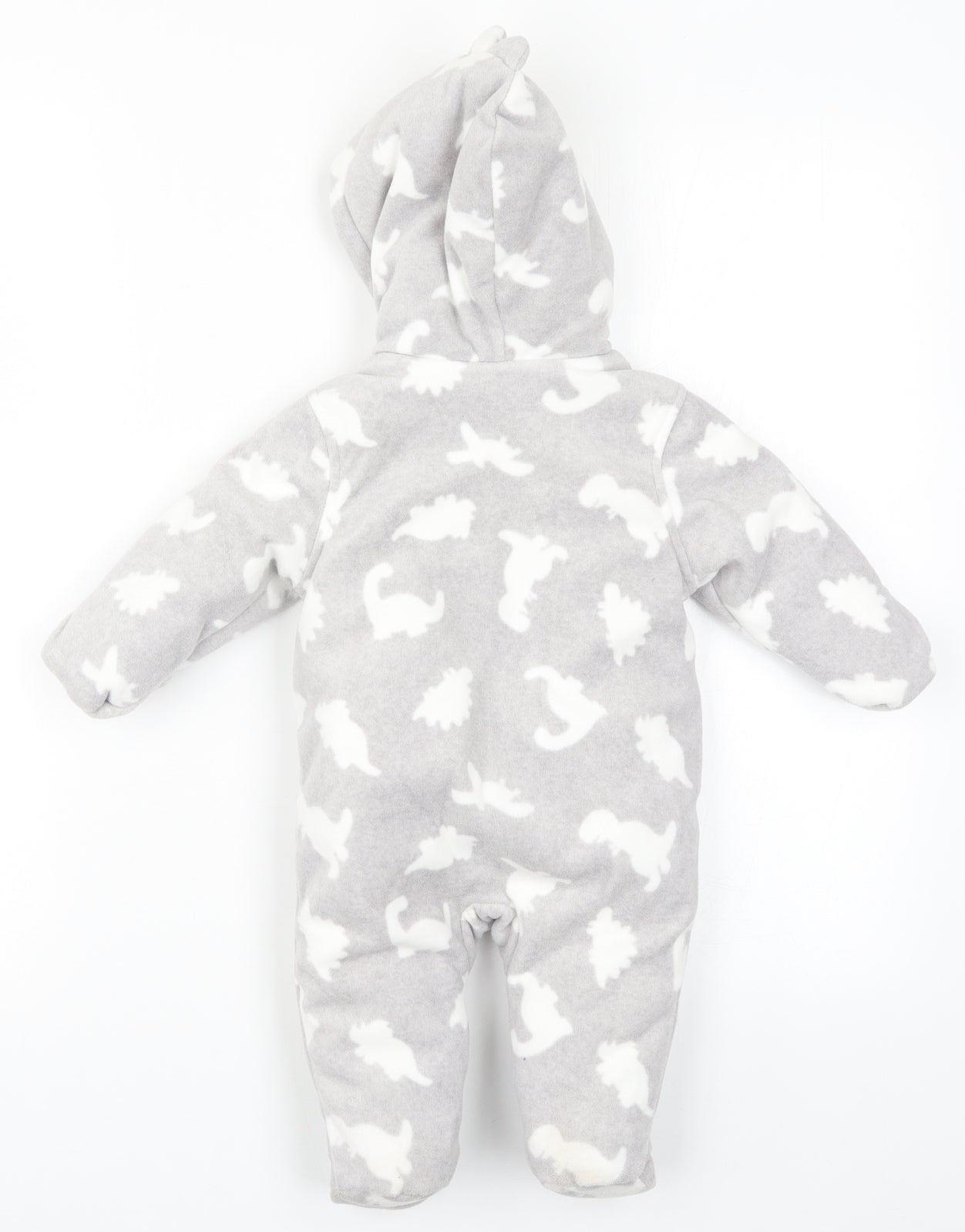 George Baby Grey   Basic Coat Coat Size 3-6 Months  - Dinosaurs