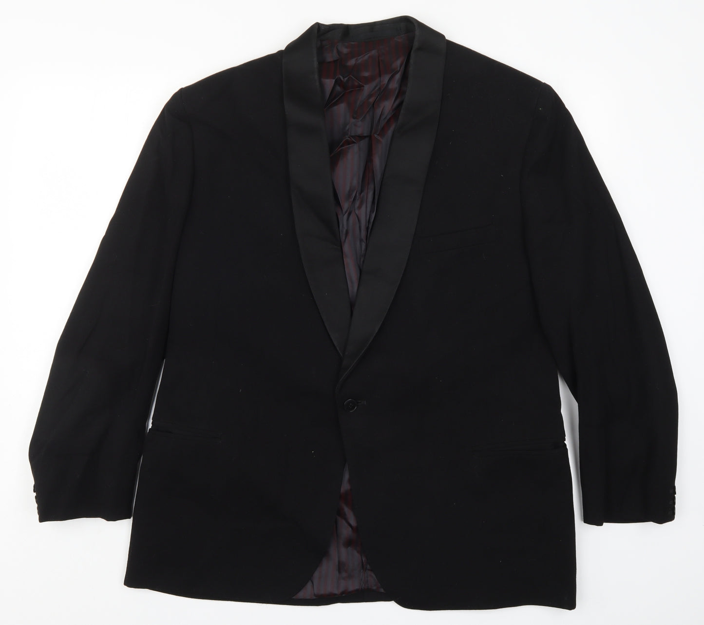 Burleigh Mens Black   Jacket Suit Jacket Size 38
