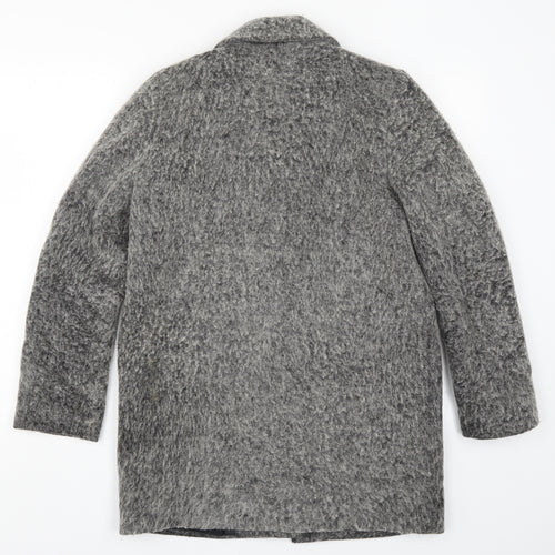Monki Womens Grey   Pea Coat Coat Size S