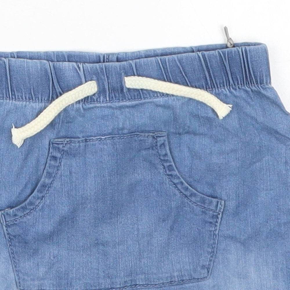TU Baby Blue  Denim Cropped Jeans Size 12-18 Months