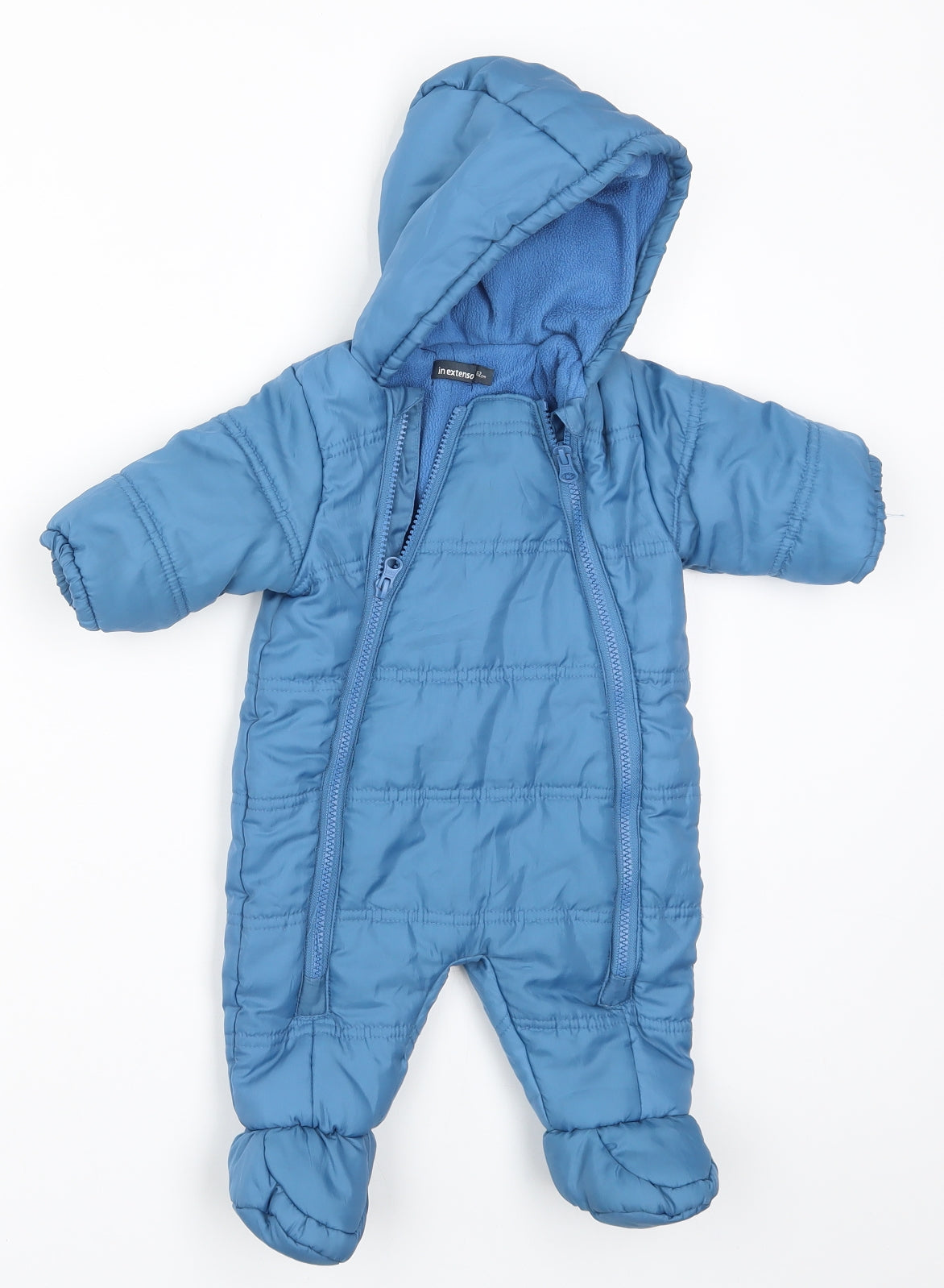 Inextenso Boys Blue   Basic Coat Coat Size 6-9 Months