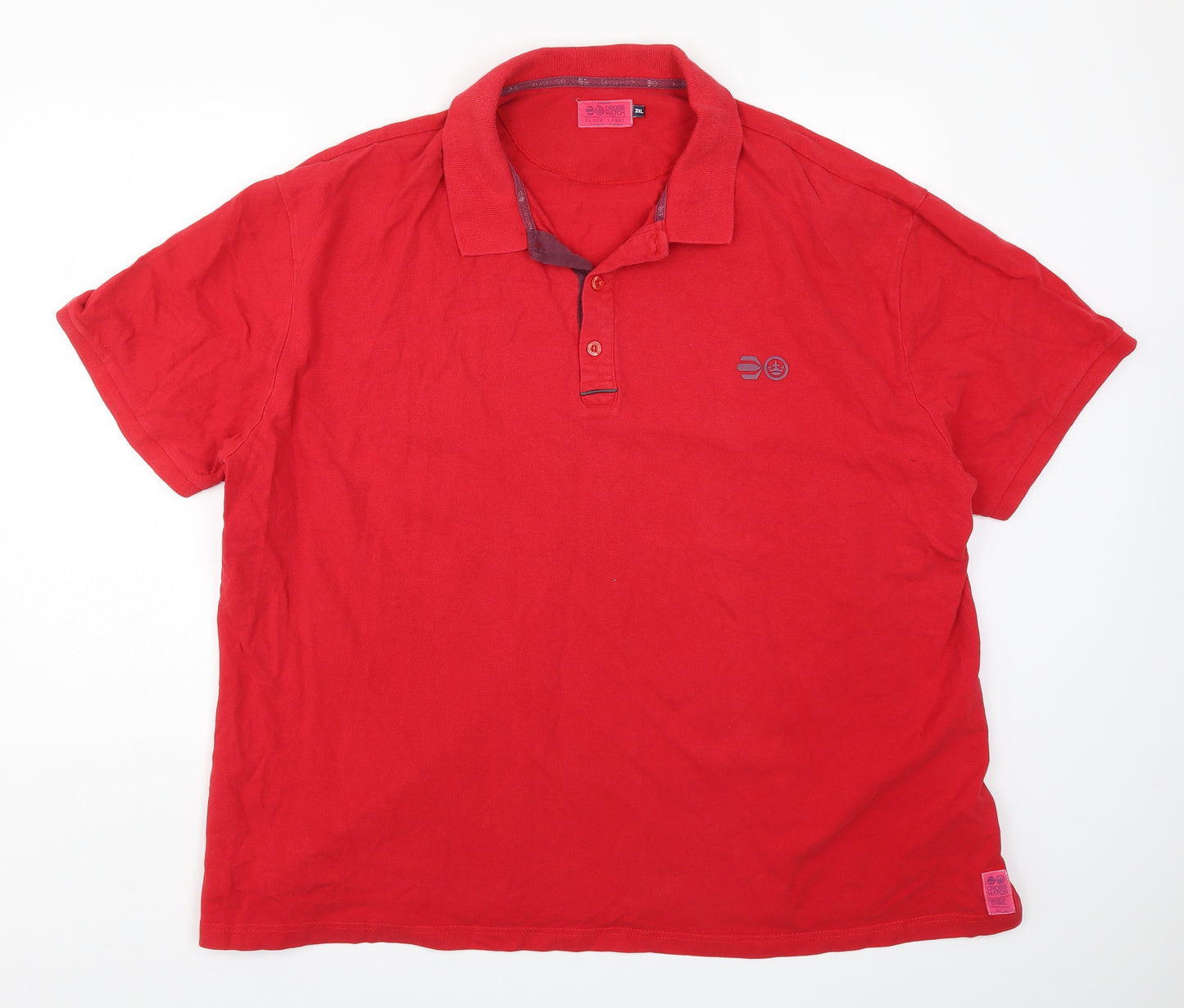 Crosshatch Mens Red    Polo Size 3XL