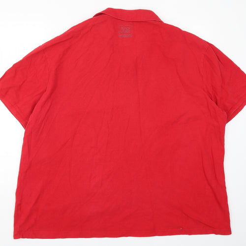 Crosshatch Mens Red    Polo Size 3XL