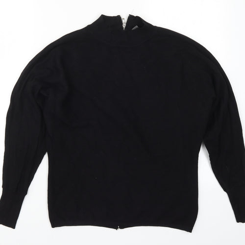 Primark Womens Black  Knit Pullover Jumper Size 10