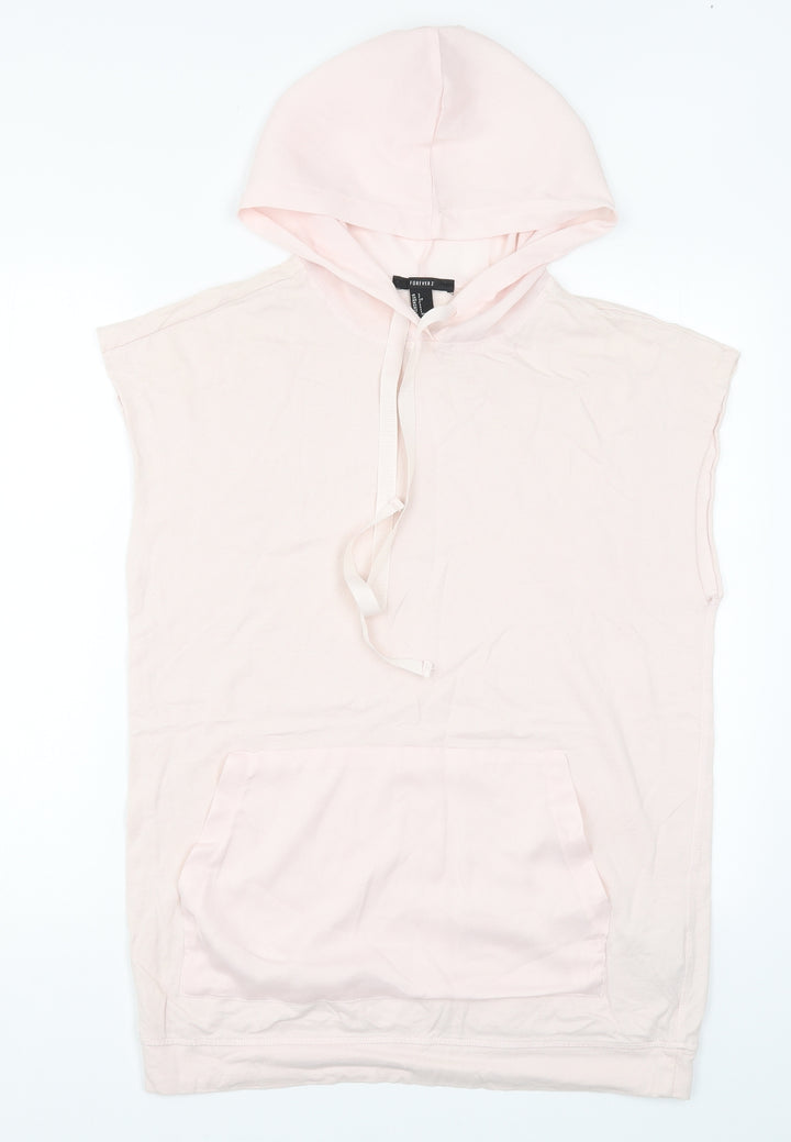 FOREVER 21 Womens Pink Pullover Hoodie Size S
