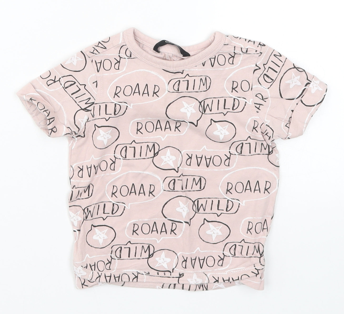 George Baby Pink   Basic T-Shirt Size 12-18 Months  - Roar