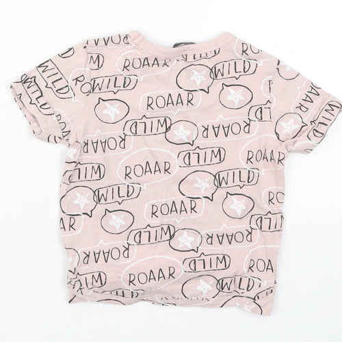 George Baby Pink   Basic T-Shirt Size 12-18 Months  - Roar