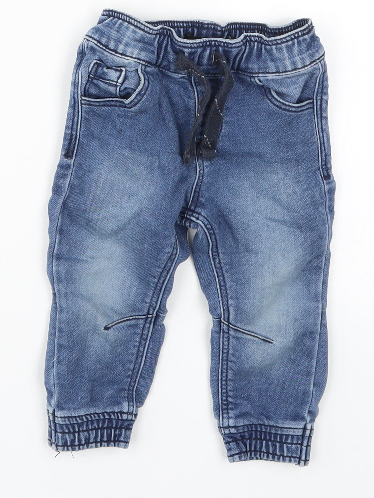 H&M Boys Blue  Denim Capri Jeans Size 9-12 Months