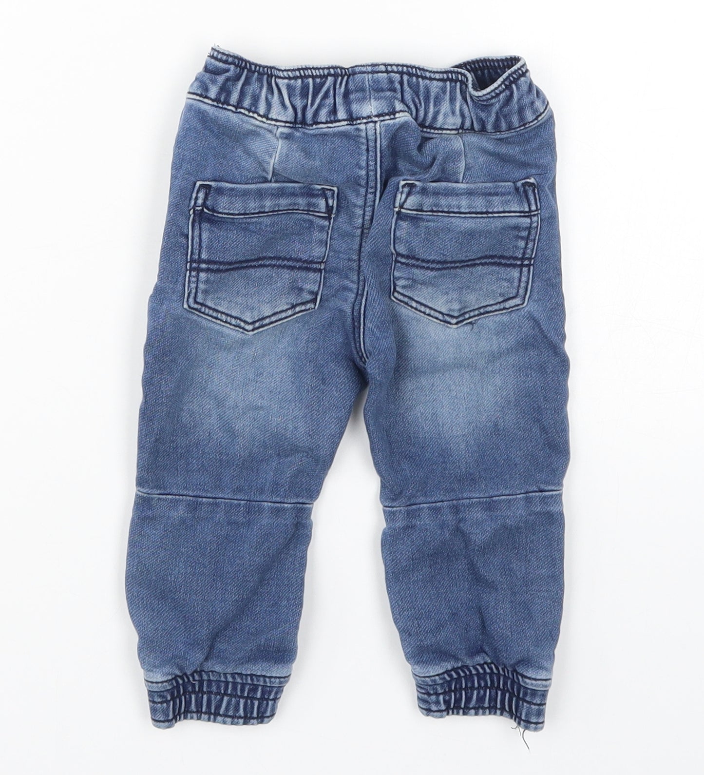 H&M Boys Blue  Denim Capri Jeans Size 9-12 Months