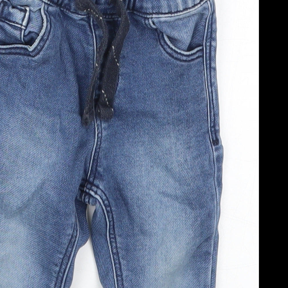 H&M Boys Blue  Denim Capri Jeans Size 9-12 Months