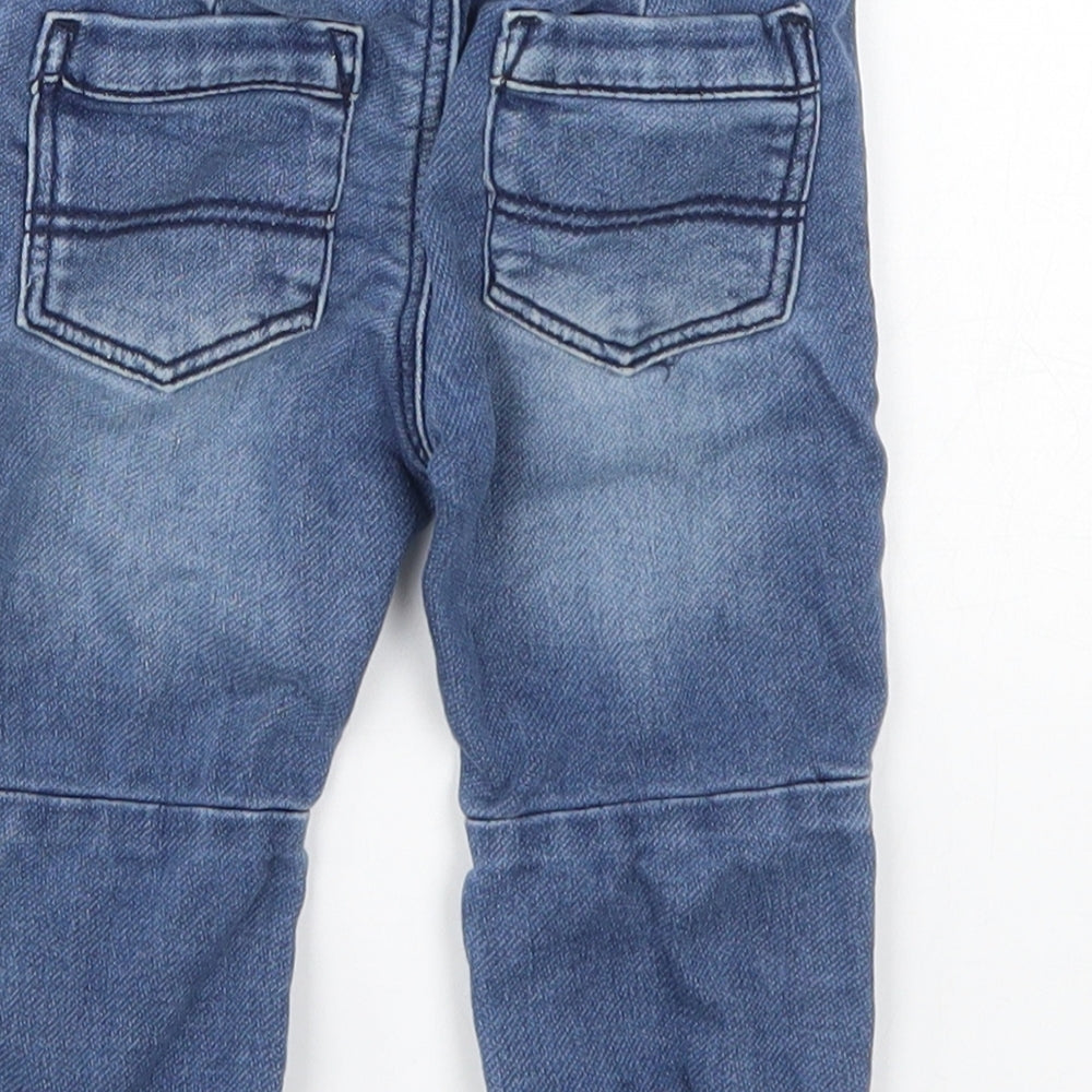 H&M Boys Blue  Denim Capri Jeans Size 9-12 Months