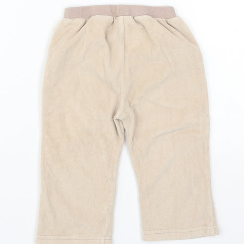 Cherokee Girls Beige   Sweatpants Trousers Size 9-12 Months