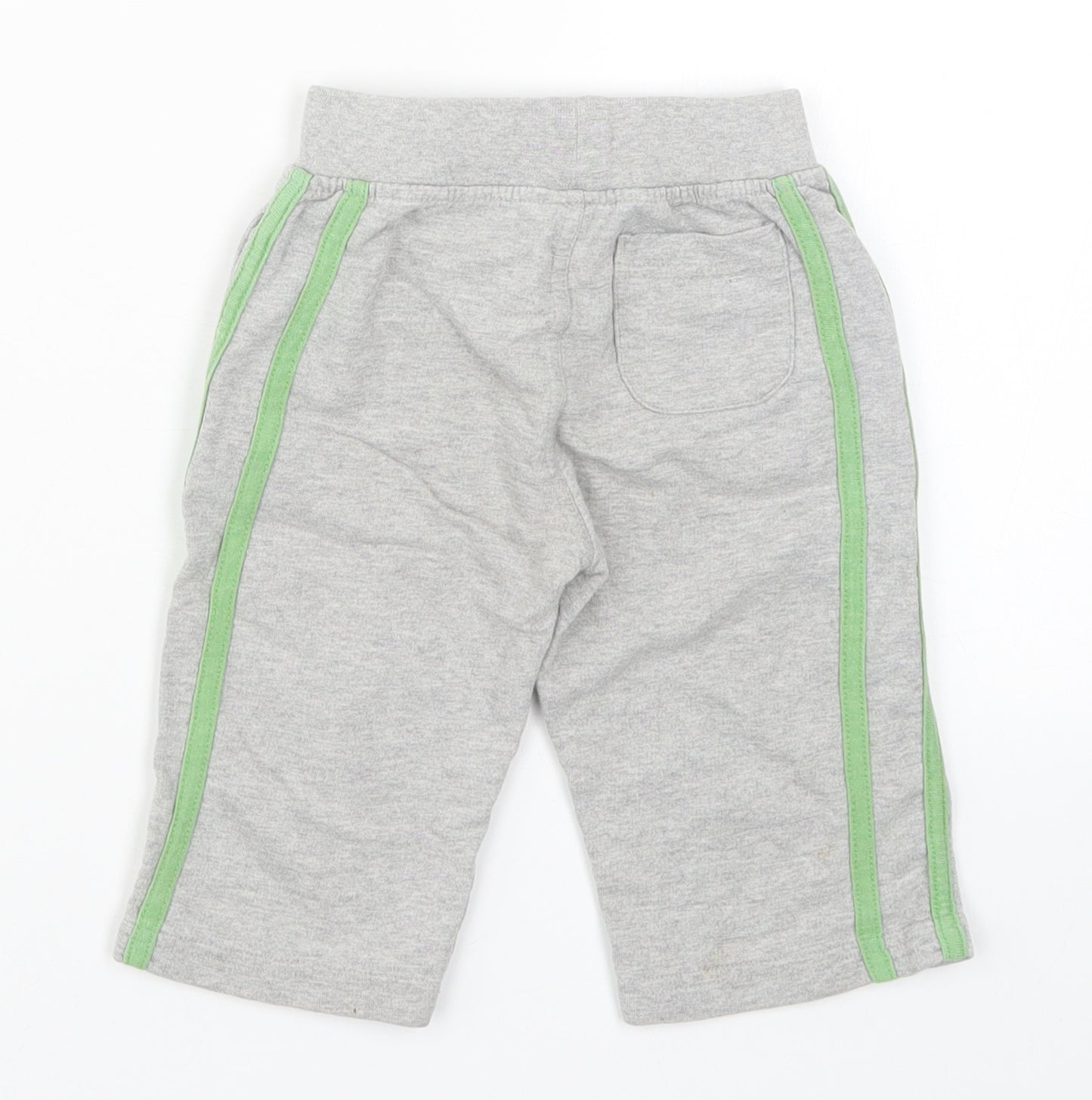 George Boys Grey   Sweatpants Trousers Size 9-12 Months  - Green Monster