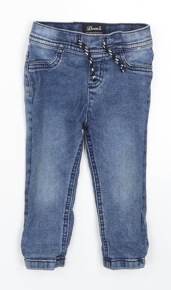 Denim Co Baby Blue Denim Capri Jeans Size 9-12 Months