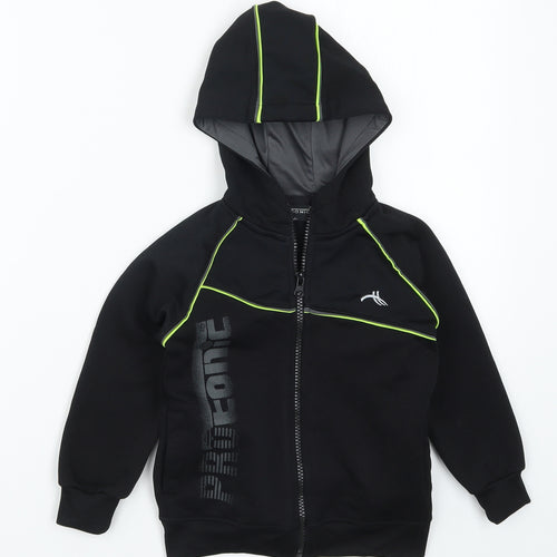 Protonic Boys Black   Full Zip Hoodie Size 2-3 Years