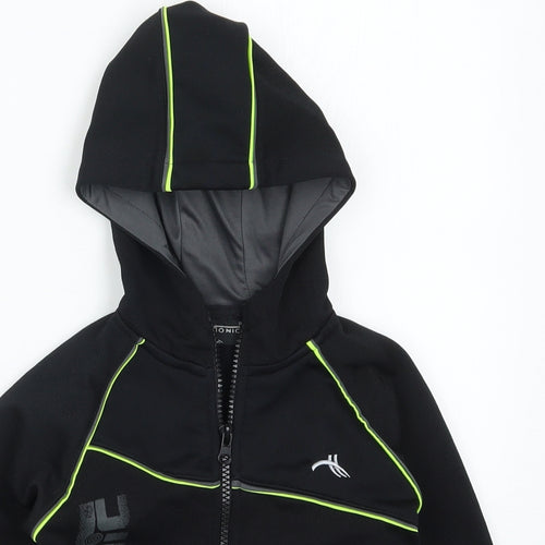 Protonic Boys Black   Full Zip Hoodie Size 2-3 Years