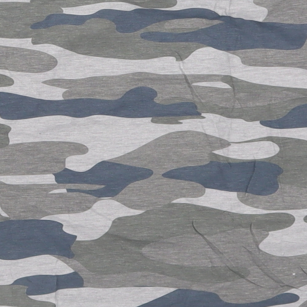 Primark Girls Grey Camouflage  Basic T-Shirt Size 10-11 Years  - Brooklyn NYC