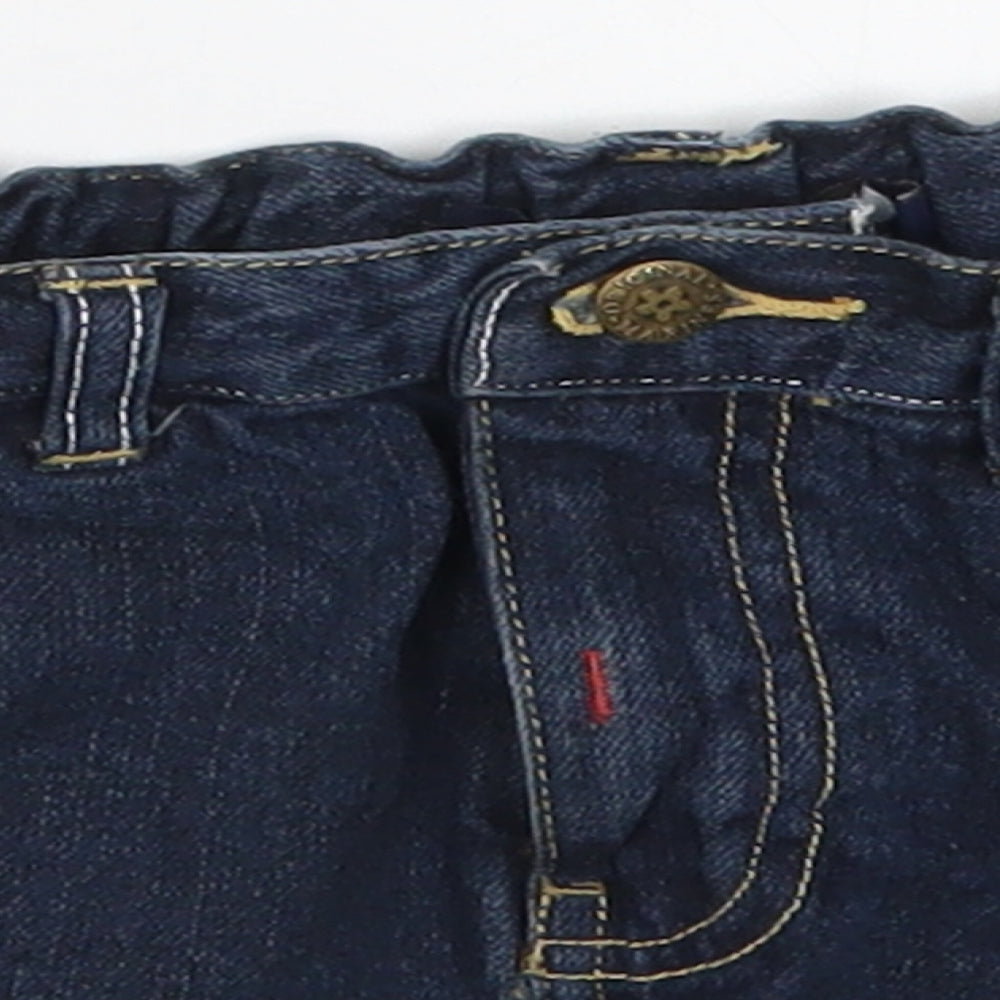 Original Marenesi Girls Blue  Denim A-Line Skirt Size 2 Years