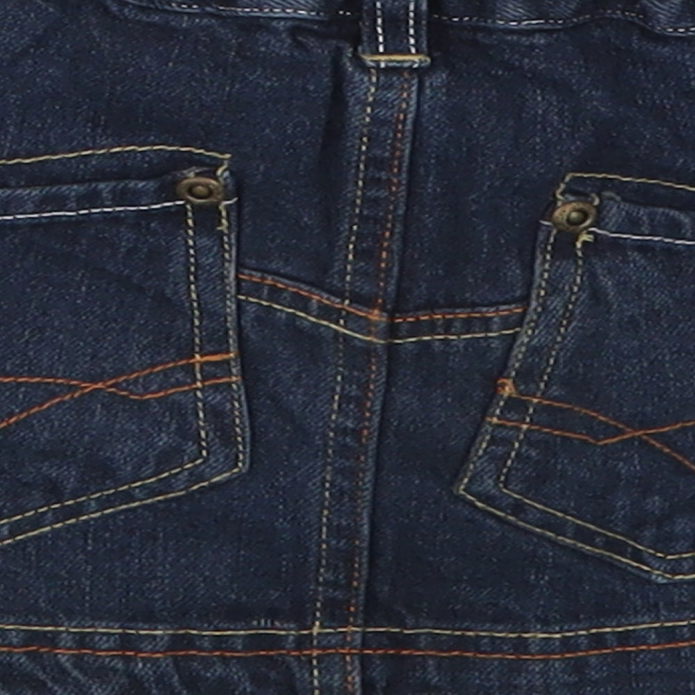 Original Marenesi Girls Blue  Denim A-Line Skirt Size 2 Years